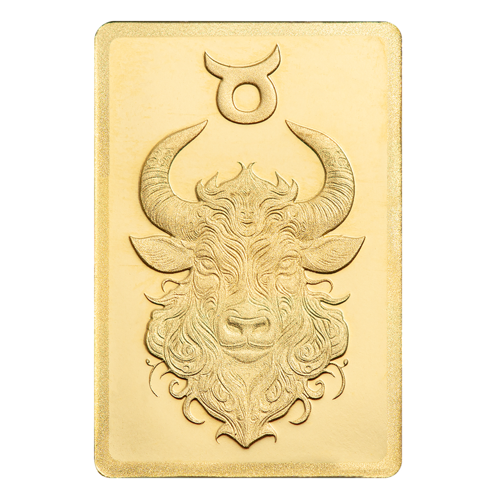 0.5 g Gold Zodiac Taurus Bar .9999, image 2