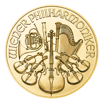 1/10 oz Gold Philharmonic Coins, image 0