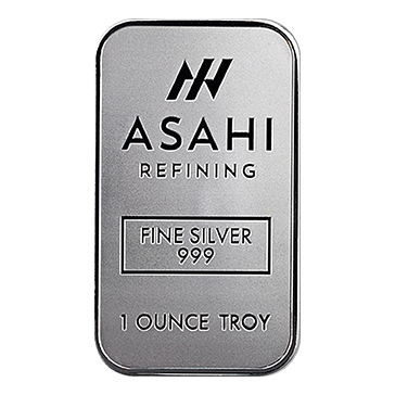 1 oz Silver Bar - Asahi