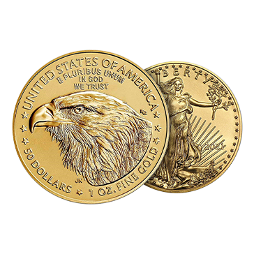 1 oz Gold American Eagle Coin  (mid 2021 and newer), image 0