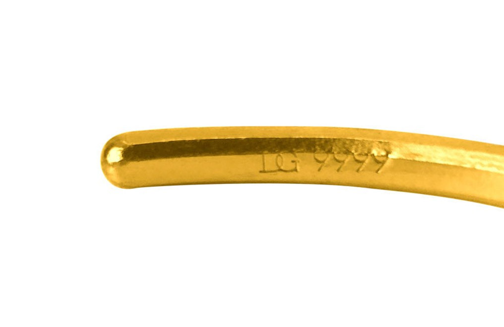 Buy 1 oz Hammered Gold Bullion Bracelet, image 3