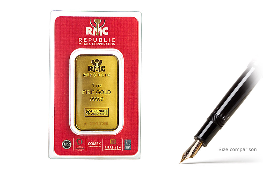 Buy 1 oz RMC Gold Bars, image 1