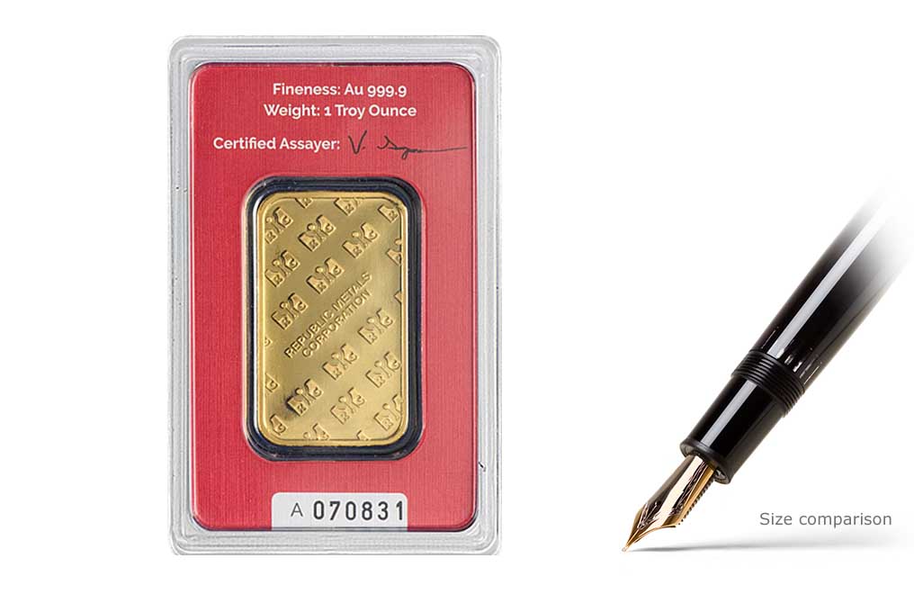 Buy 1 oz RMC Gold Bars, image 2