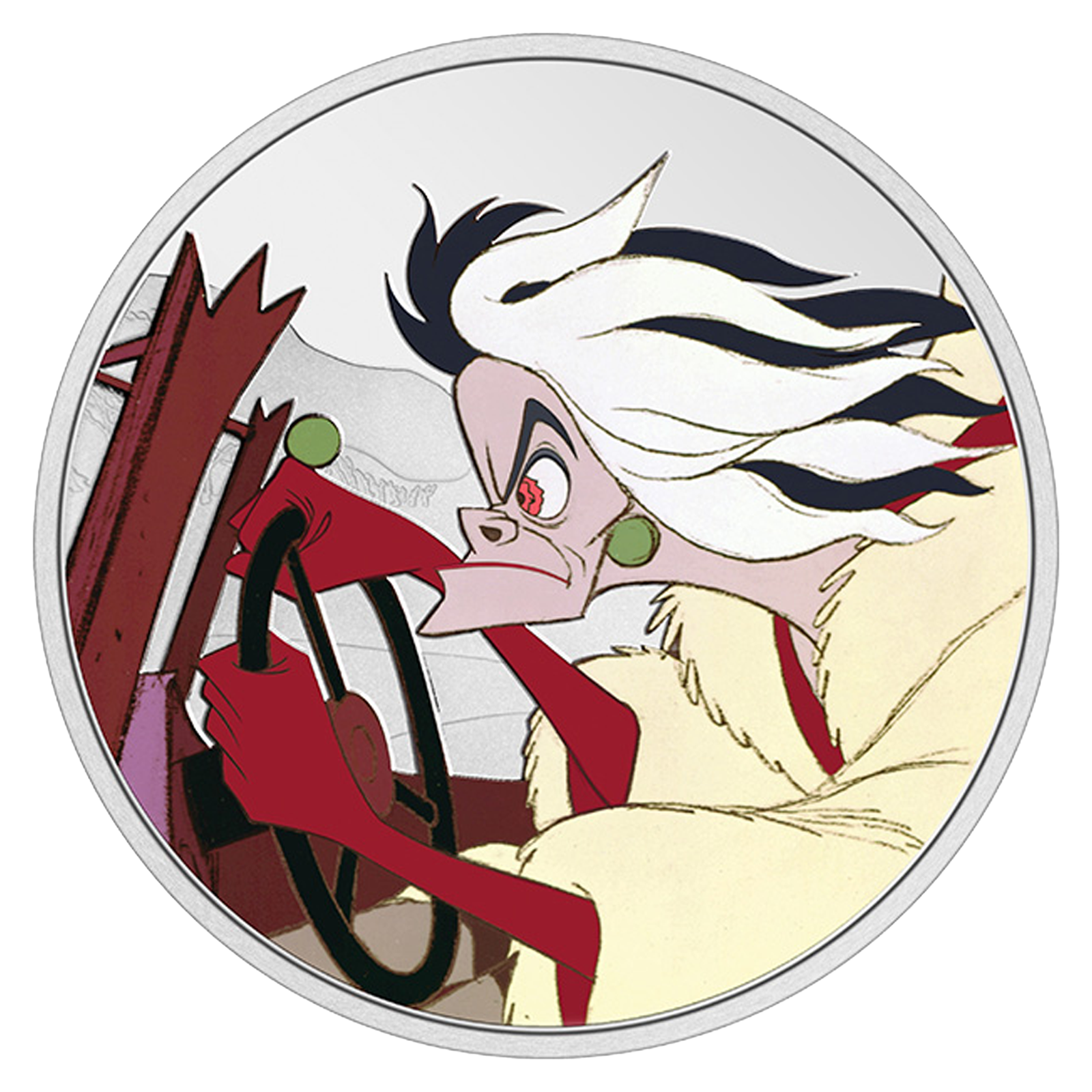 Buy 1 oz Silver 101 Dalmatians Cruella Coin (2022), image 0