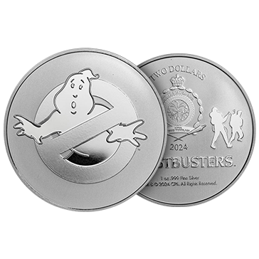 Buy 1 oz Silver 40th Anniversary Ghostbusters® Coin (2024), image 2