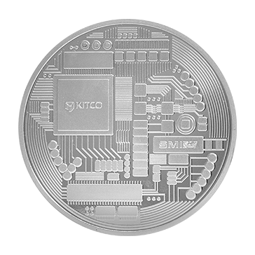 Buy 1 oz Silver Bitcoin Round .999, image 1