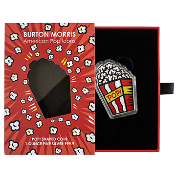 Buy 1 oz Silver Burton Morris Pop! Coin (2023), image 2