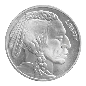 .9999 Fine Silver 1 oz Buffalo Rounds (Brilliant Uncirculated), image 0