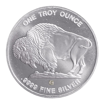 .9999 Fine Silver 1 oz Buffalo Rounds (Brilliant Uncirculated), image 1