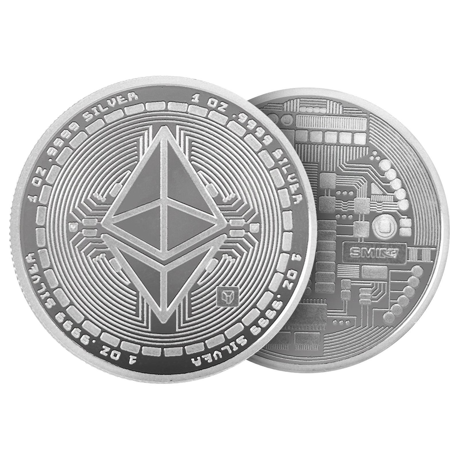 Buy 1 oz Silver Ethereum Round .9999, image 2