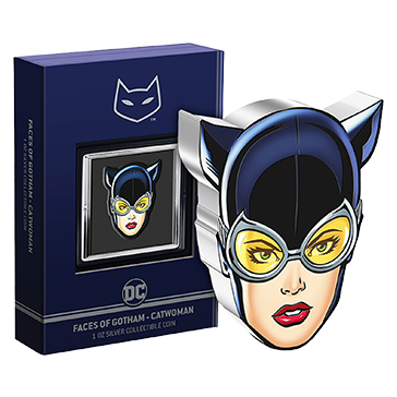 Buy 1 oz Silver Faces of Gotham™ CATWOMAN™ Coin (2022), image 2