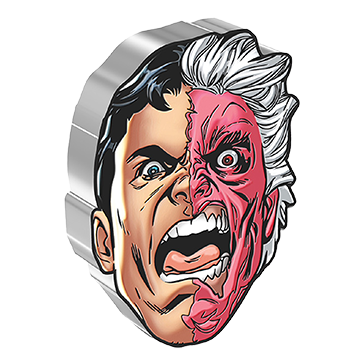 Buy 1 oz Silver Faces of Gotham™ TWO-FACE™ Coin (2022), image 0