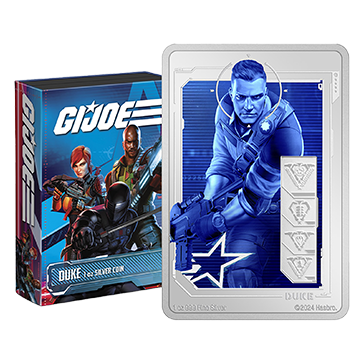 1 oz Silver G.I Joe Duke Coin (2024) 