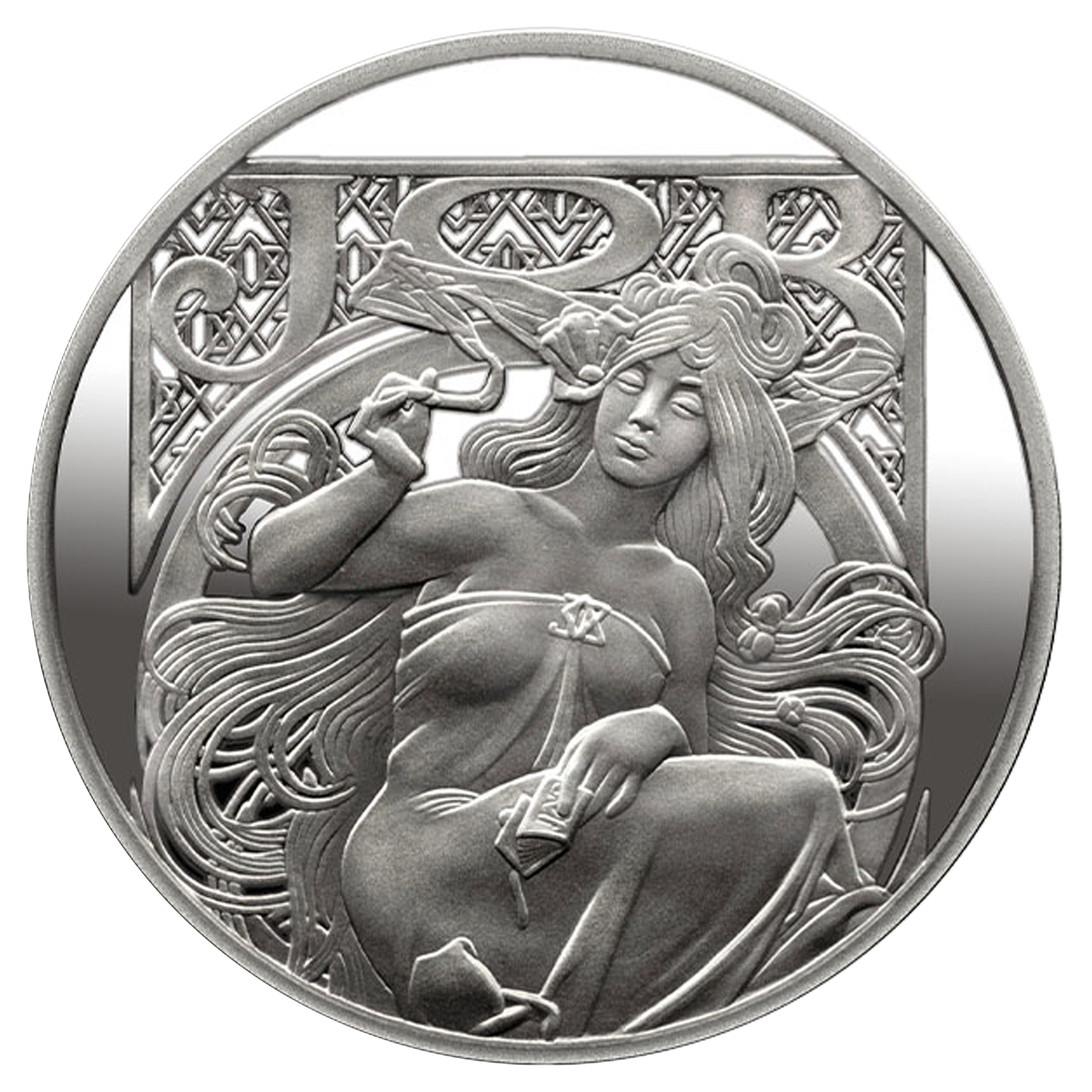 Buy 1 oz Silver Mucha JOB 1898 Proof Round, image 0
