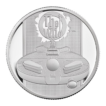 1/2 oz Silver Music Legends The Who Proof Coin (2021)