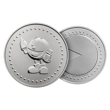 Buy 1 oz Silver PAC-MAN Game Token Round, image 0