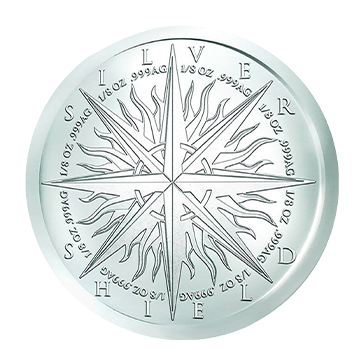 Buy 1 oz Silver Shield Pieces of Eight Round, image 1