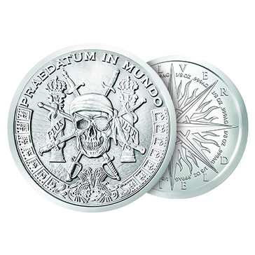 Buy 1 oz Silver Shield Pieces of Eight Round, image 2