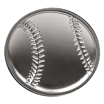 Buy 1 oz Silver Curved Domed 3D Baseball Round, image 1