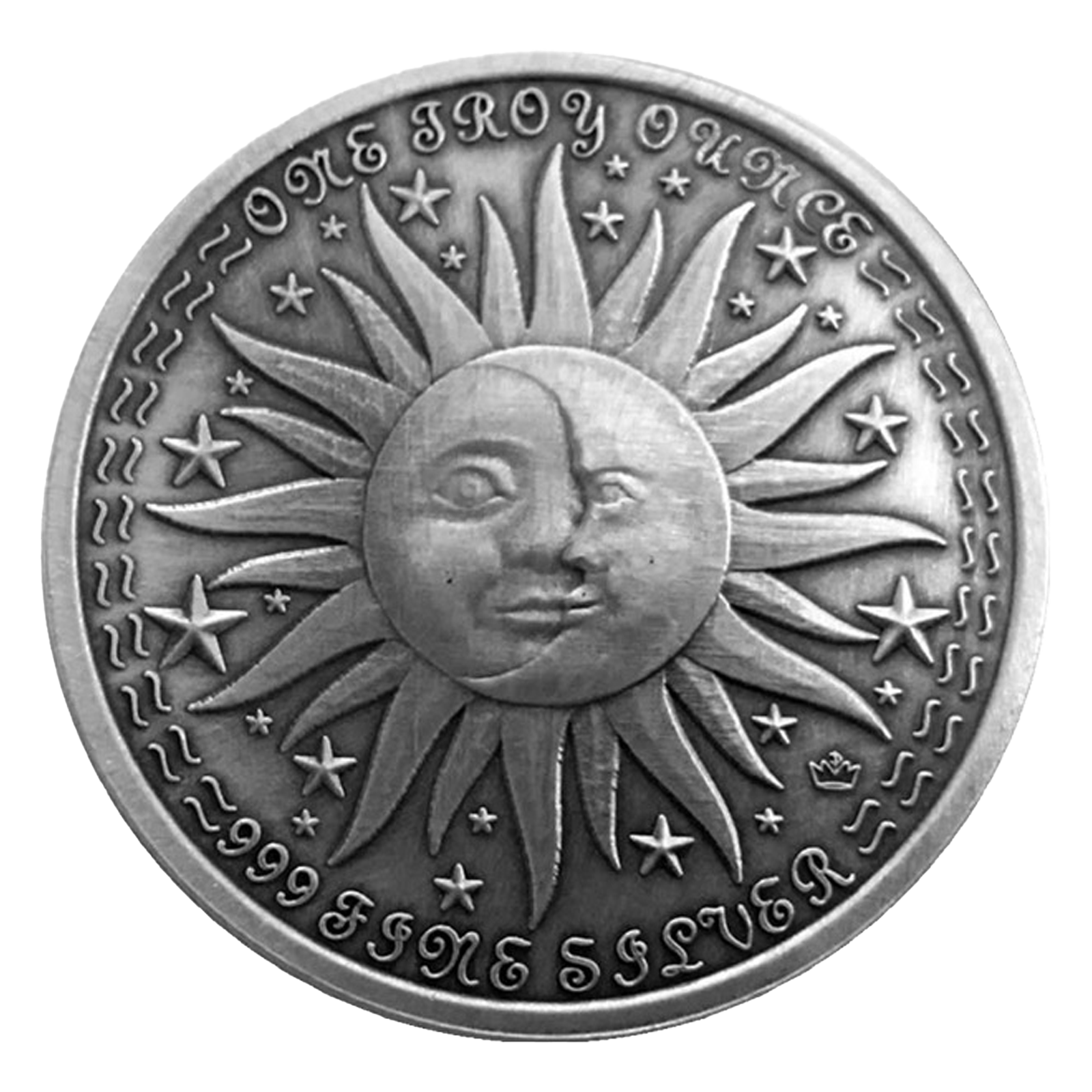 Buy 1 oz Silver Zodiac Aquarius Round, image 1