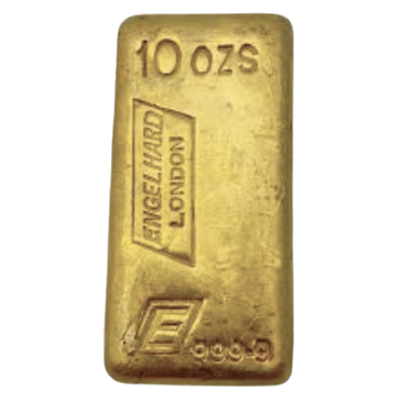 10 oz Gold Bar - Engelhard London (vintage)