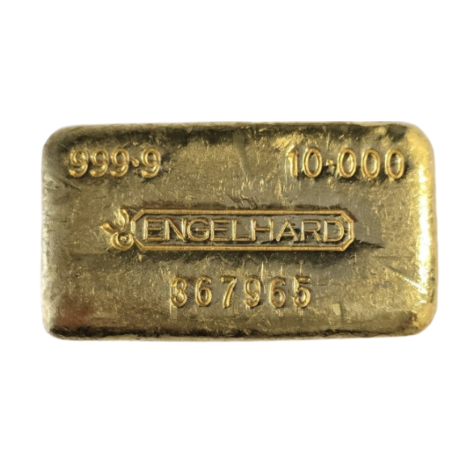 10 oz Gold Bar - Engelhard (vintage), image 0