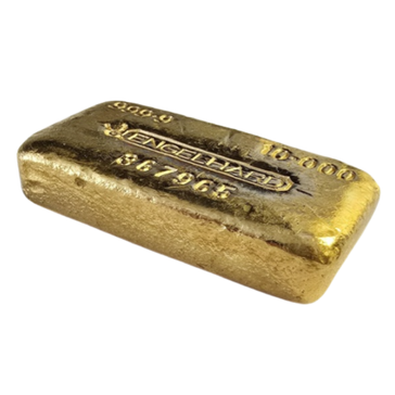 10 oz Gold Bar - Engelhard (vintage), image 1