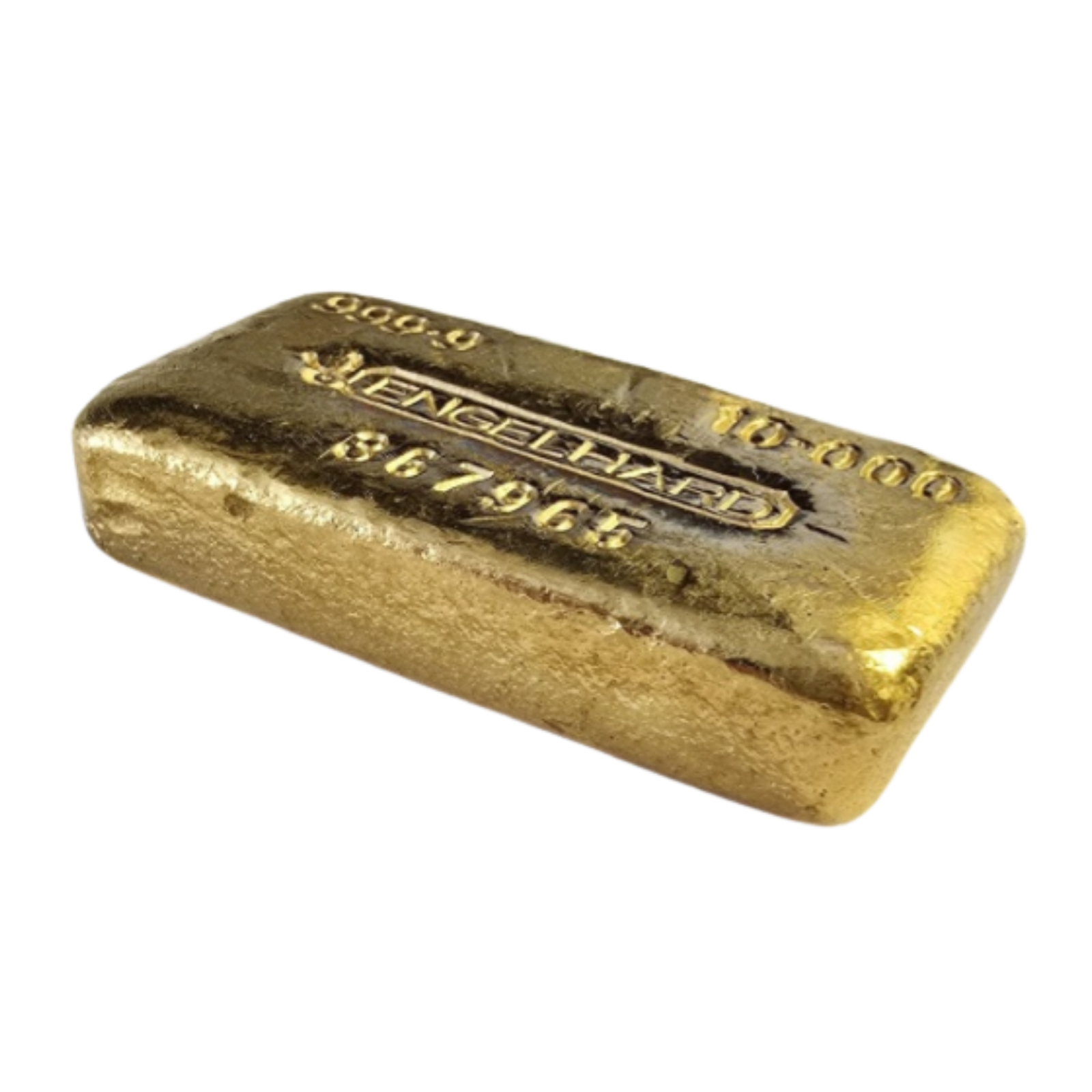 10 oz Gold Bar - Engelhard (vintage), image 1