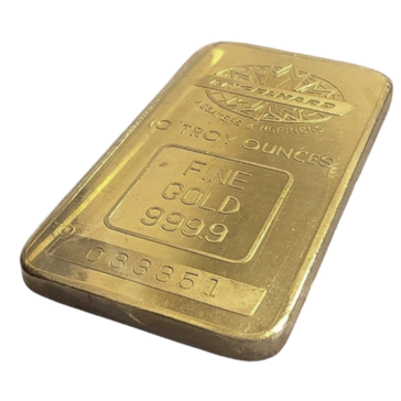 10 oz Gold Minted Bar – Engelhard (Vintage), image 2