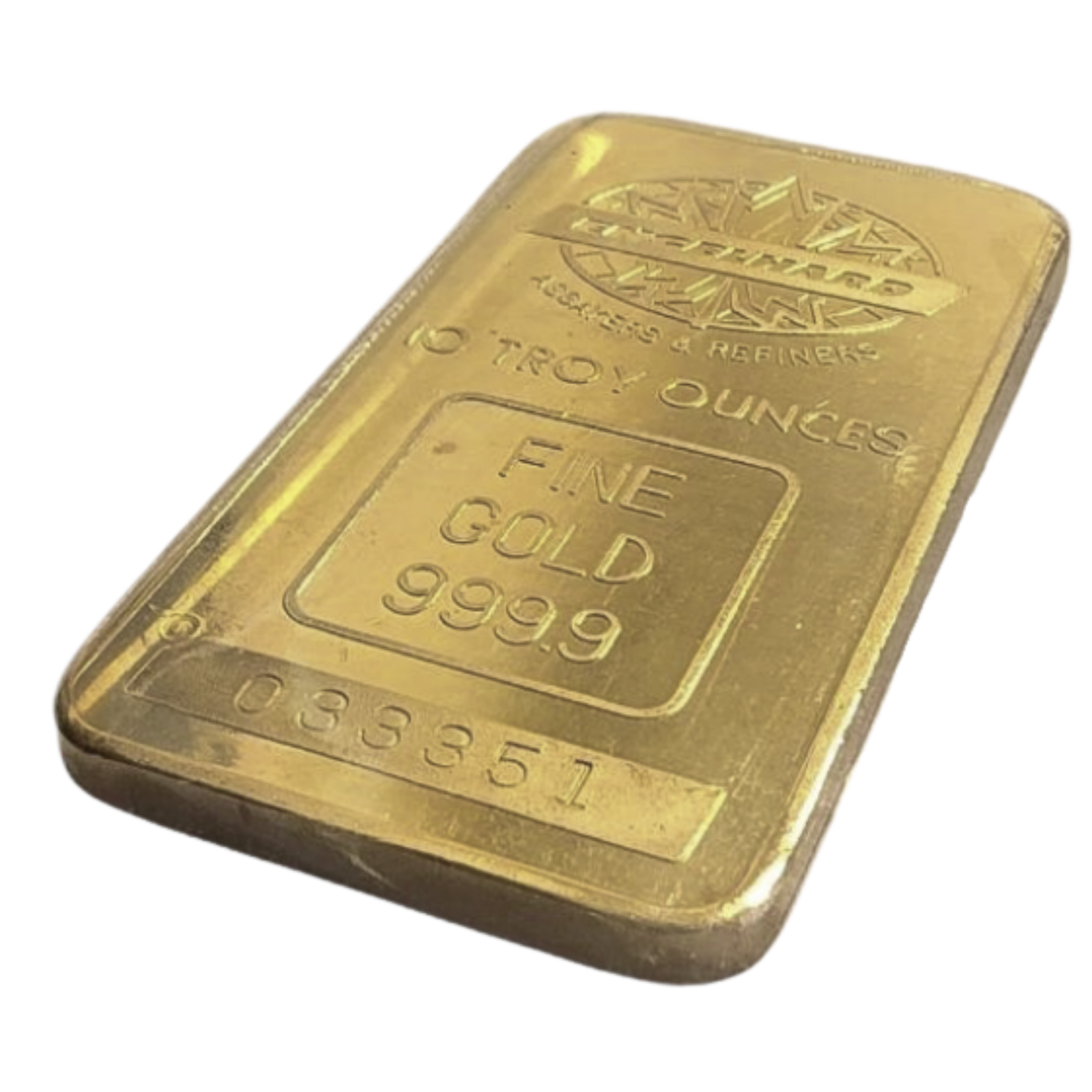10 oz Gold Minted Bar – Engelhard (Vintage), image 2