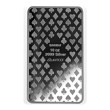 Buy 10 oz Silver Ace of Spades Bar .9999, image 2