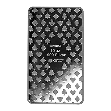 Buy 10 oz Silver Joker Girl Bar, image 1