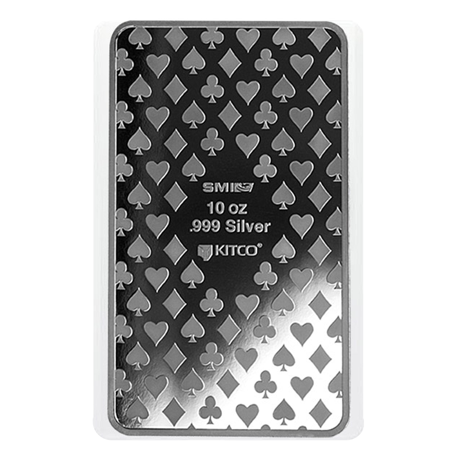 Buy 10 oz Silver Bar - Ace of Clubs, image 1
