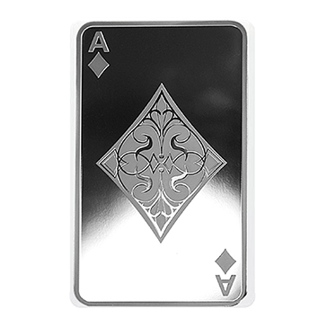 Buy 10 oz Silver Bar - Ace of Diamonds, image 0