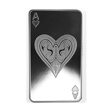 Buy 10 oz Silver Bar - Ace of Hearts, image 0