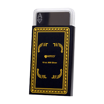 Buy 10 oz Silver Bar - Ace of Hearts, image 3