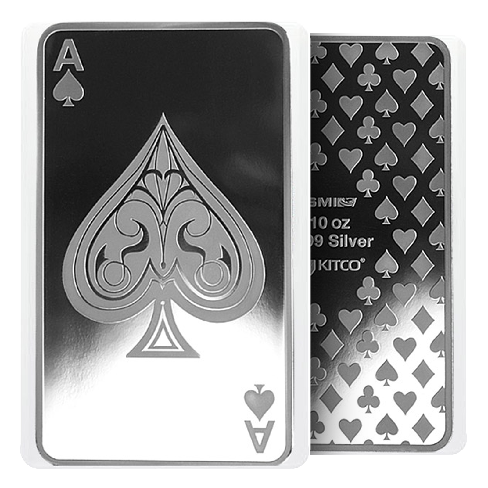 Buy 10 oz Silver Bar Ace of Spades, image 2