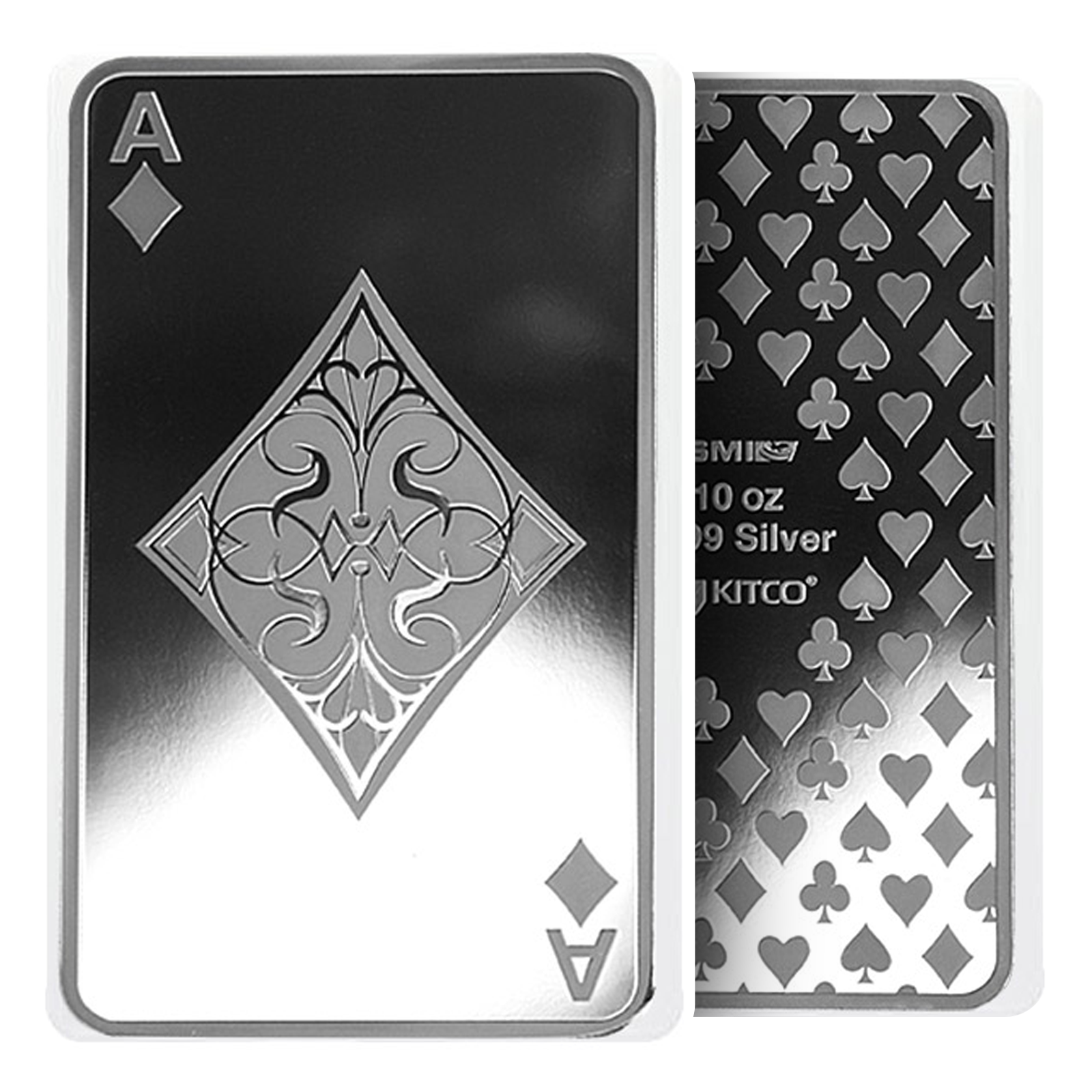 Buy 10 oz Silver Bar Set - 4 Aces, image 5