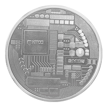 Buy 10 oz Silver Bitcoin Round .9999, image 2