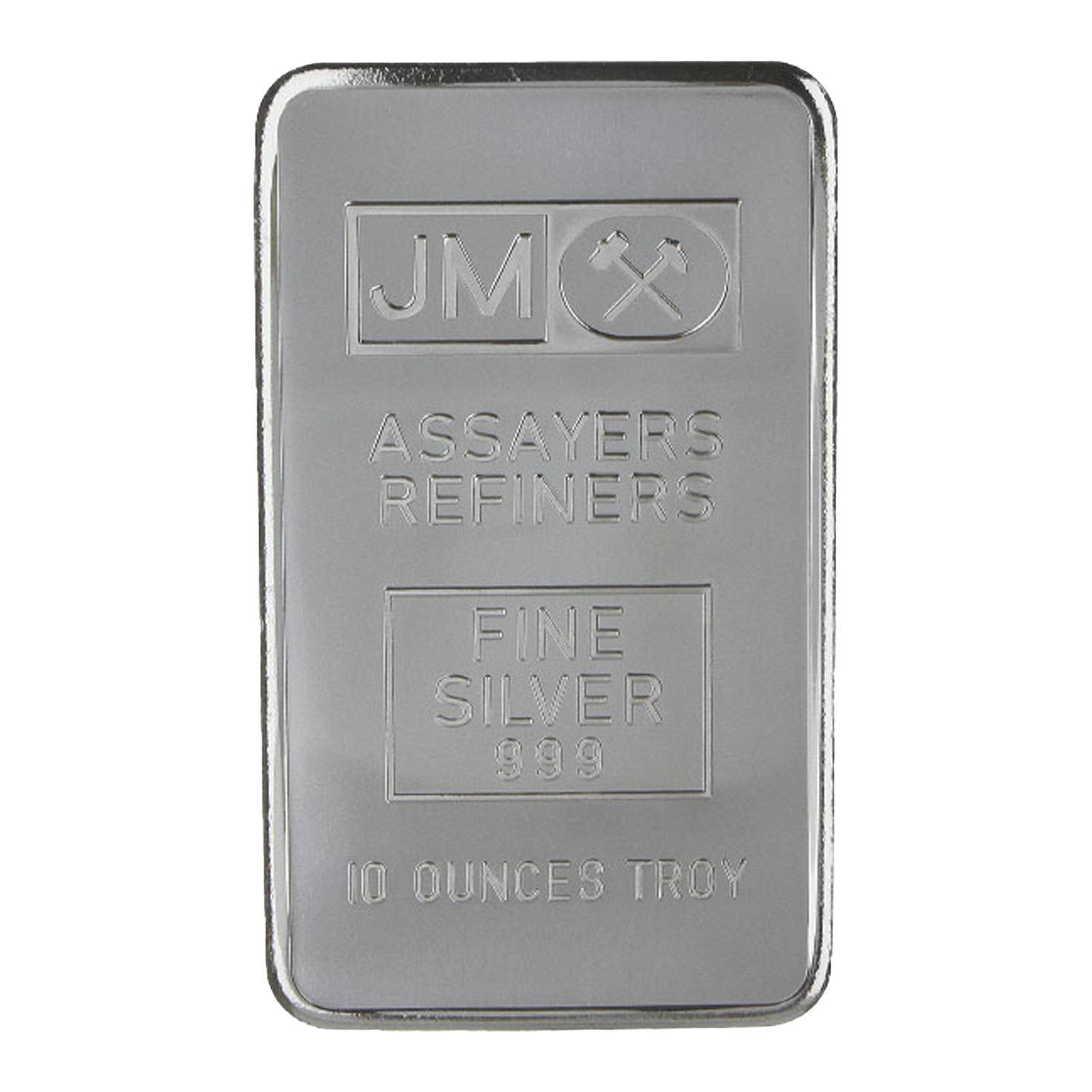 10 oz Silver JM Bars | New Generation, image 0