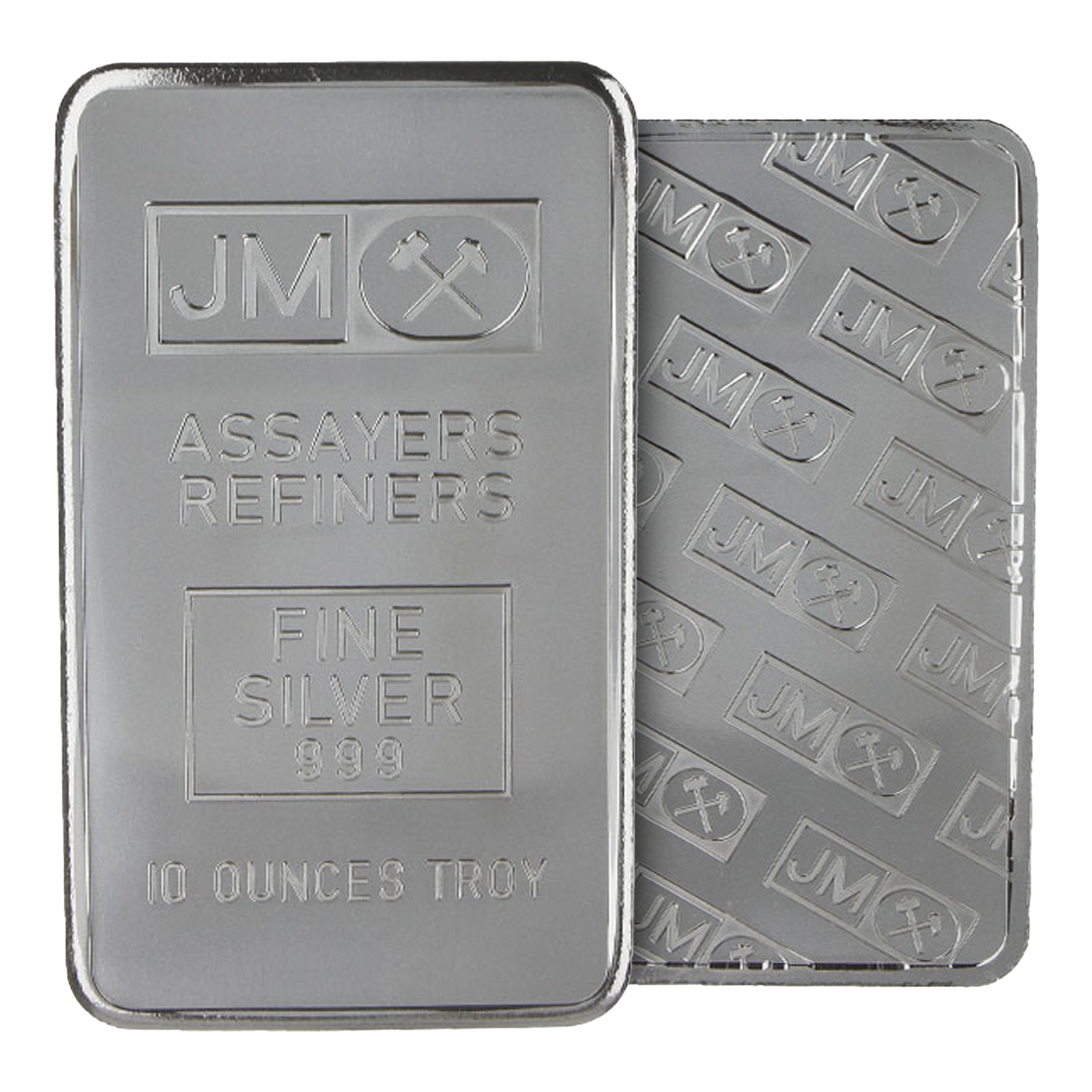 10 oz Silver JM Bars | New Generation, image 2