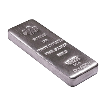 100 oz Silver Bars - PAMP Suisse (w/Assay Certificate), image 1