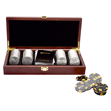 Buy 100 oz Silver Round Poker Set, image 2