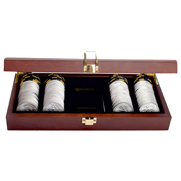 Buy 100 oz Silver Round Poker Set, image 5