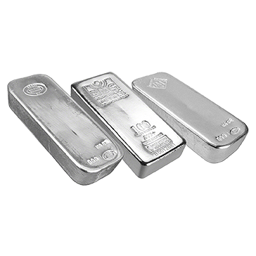 100 oz Silver Bars, image 0