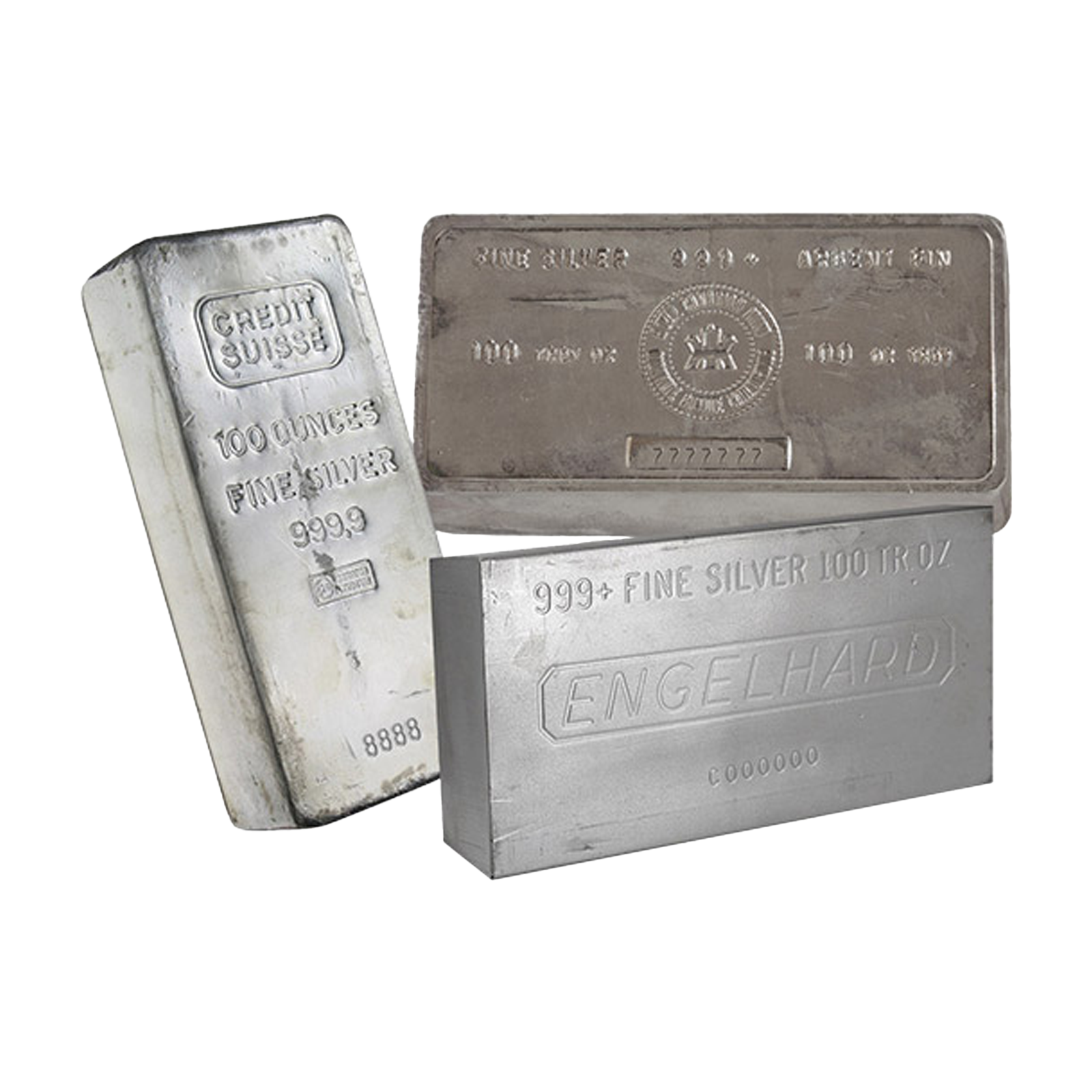 100 oz Silver Bars, image 1