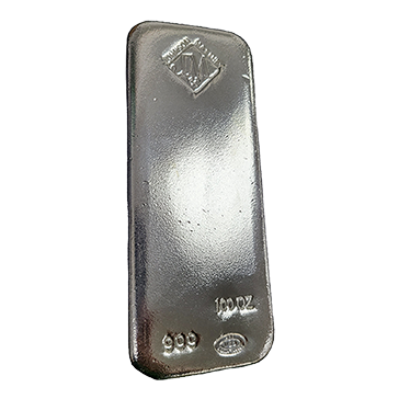 100 oz Silver Bars - Johnson Matthey | New Generation (poured), image 2
