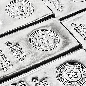 100 oz Silver Royal Canadian Mint Bar (Pressed Finish only), image 0