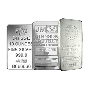 10 oz Silver Bars, image 0