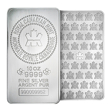 RCM 10 oz Silver Bar Monster Box (50 Silver Bars), image 1